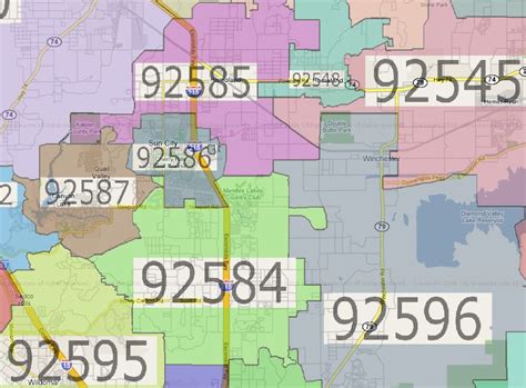 san fernando zip codes map.